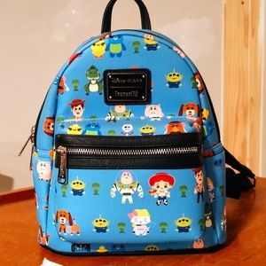 Disney Pixar LoungeFly Toy Story Mini Backpack Bag